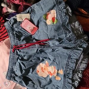 NWT XL Strawberry Shortcake shorts from Hot Topic